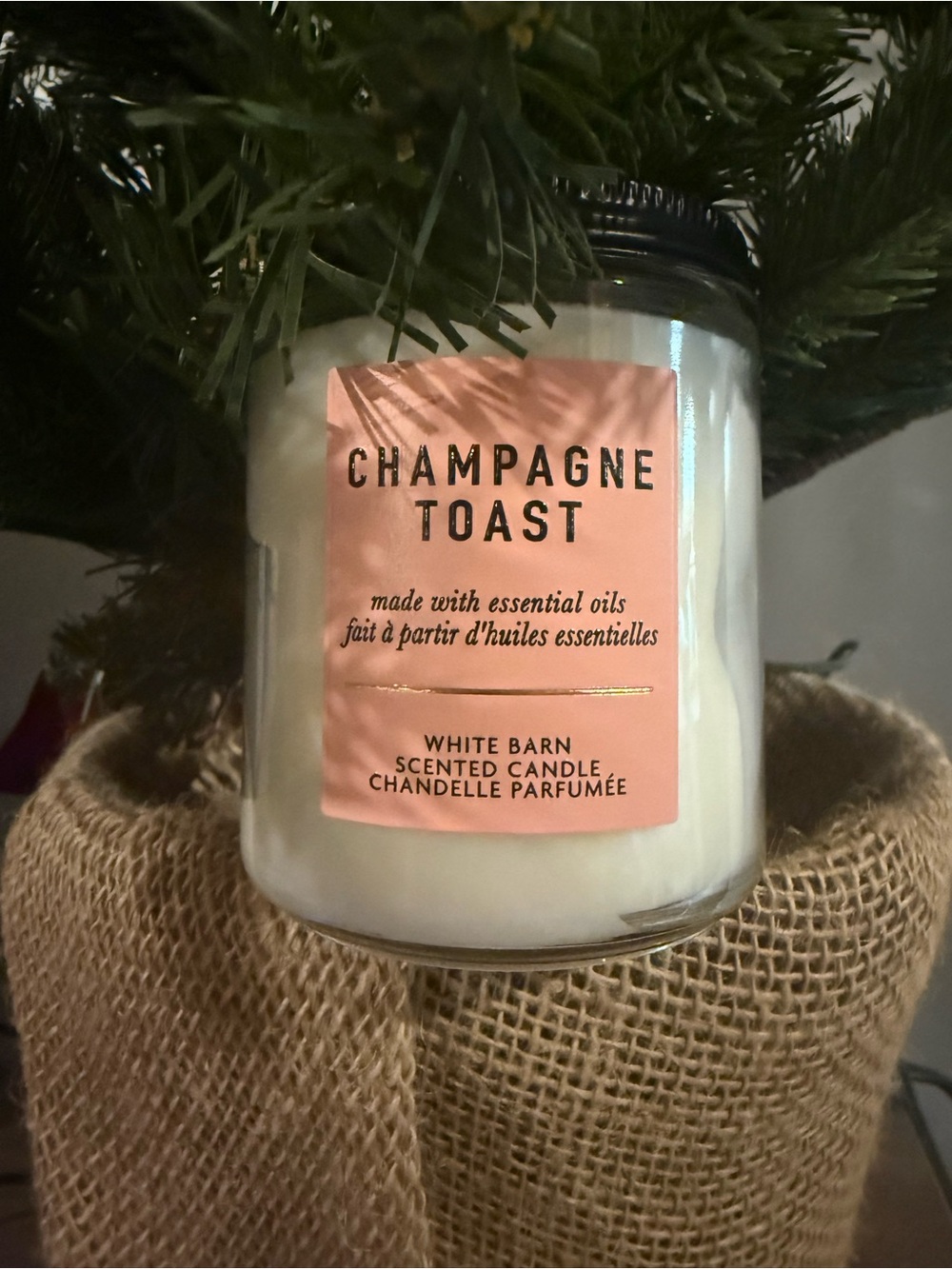 Bath & Body Works Champagne Toast Candle - Pink Label